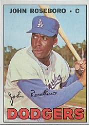 1967 Topps Baseball Cards      365     John Roseboro